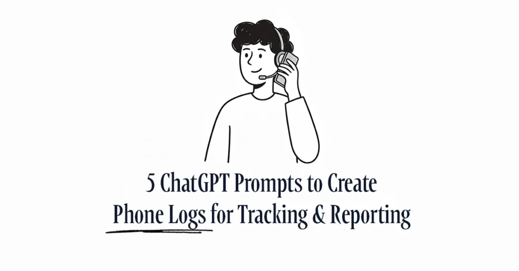AI Prompts to Create Phone Logs for Tracking & Reporting