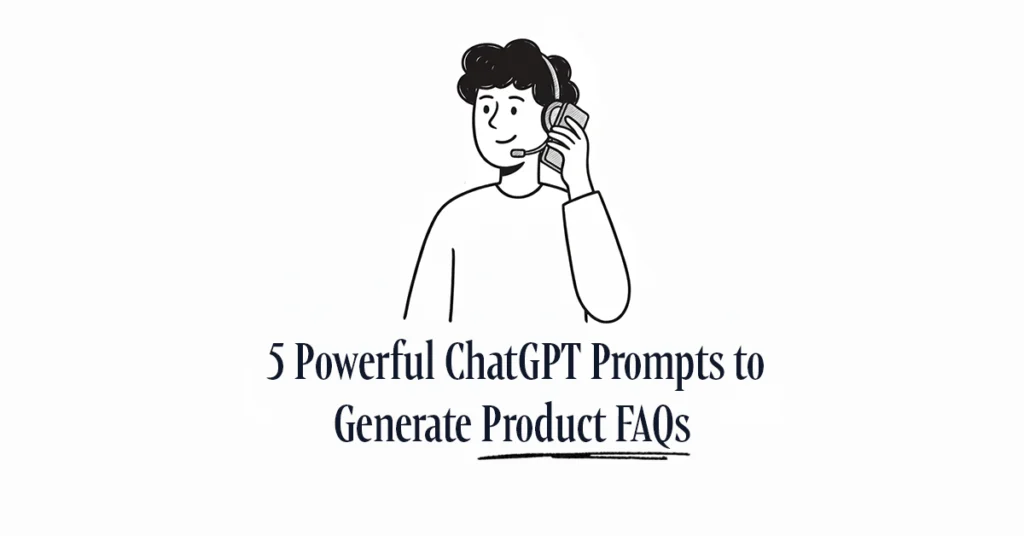 5 Prompts to Generate Product FAQs with ChatGPT