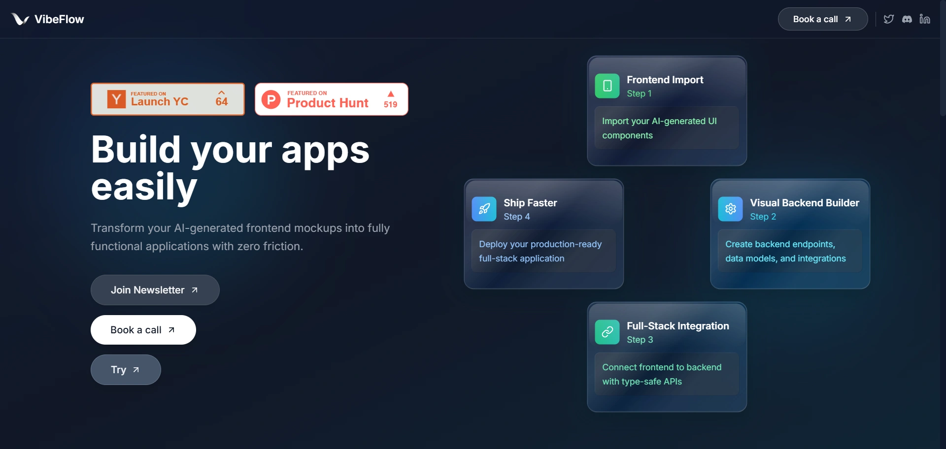 VibeFlow AI Website